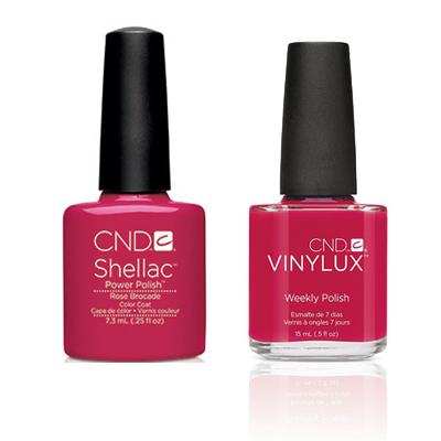 CND - Shellac & Vinylux Combo - Rose Brocade - Gel & Lacquer Polish - Nail Polish at Beyond Polish