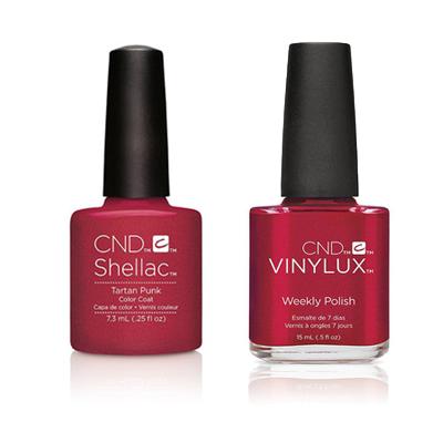 CND - Shellac & Vinylux Combo - Tartan Punk - Gel & Lacquer Polish - Nail Polish at Beyond Polish