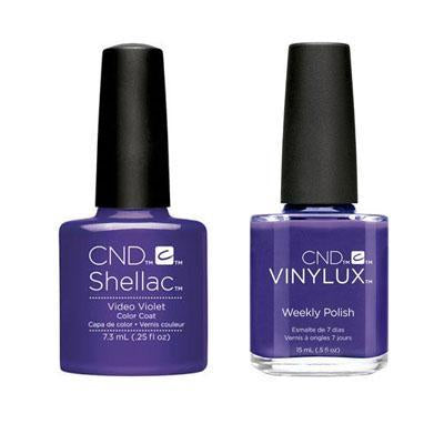 CND - Shellac & Vinylux Combo - Video Violet - Gel & Lacquer Polish - Nail Polish at Beyond Polish