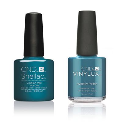 CND - Shellac & Vinylux Combo - Viridian Veil - Gel & Lacquer Polish - Nail Polish at Beyond Polish