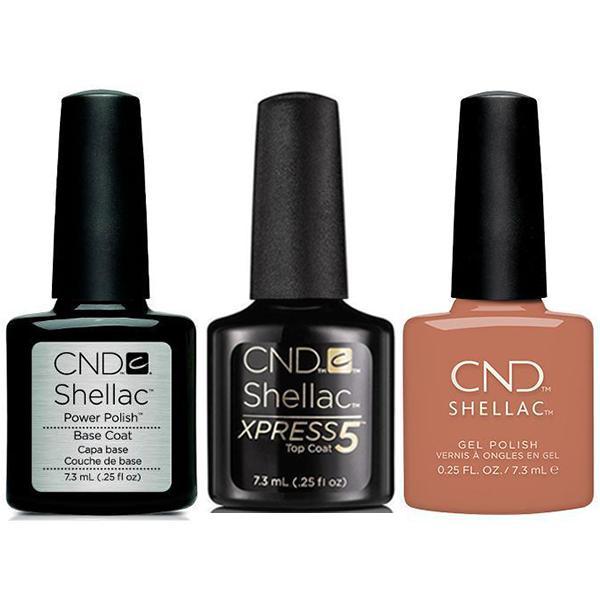CND - Shellac Xpress5 Combo - Base, Top & Boheme (0.25 oz) - Gel Polish - Nail Polish at Beyond Polish