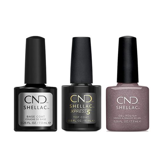 CND - Shellac Xpress5 Combo - Base, Top & Statement Earrings - Gel Polish - Nail Polish at Beyond Polish
