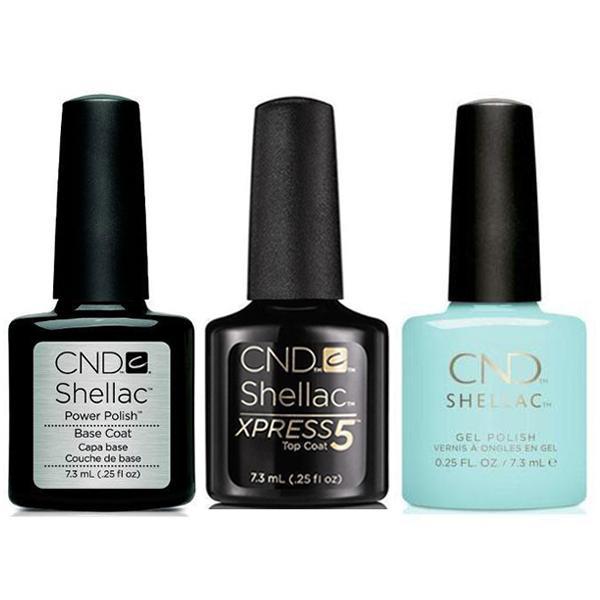 CND - Shellac Xpress5 Combo - Base, Top & Taffy (0.25 oz) - Gel Polish - Nail Polish at Beyond Polish