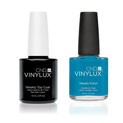 CND - Vinylux Topcoat & Cerulean Sea 0.5 oz - #171 - Nail Lacquer - Nail Polish at Beyond Polish