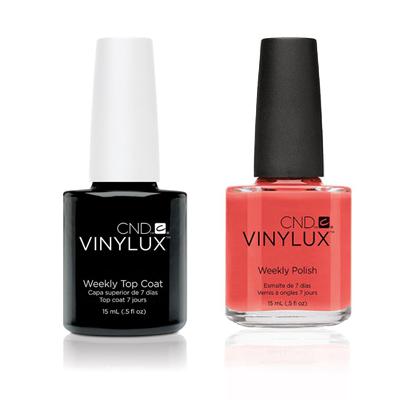 CND - Vinylux Topcoat & Desert Poppy 0.5 oz - #163 - Nail Lacquer - Nail Polish at Beyond Polish