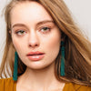 Calypso Beaded Tassel Earrings - Earrings - Nail Polish at Beyond Polish