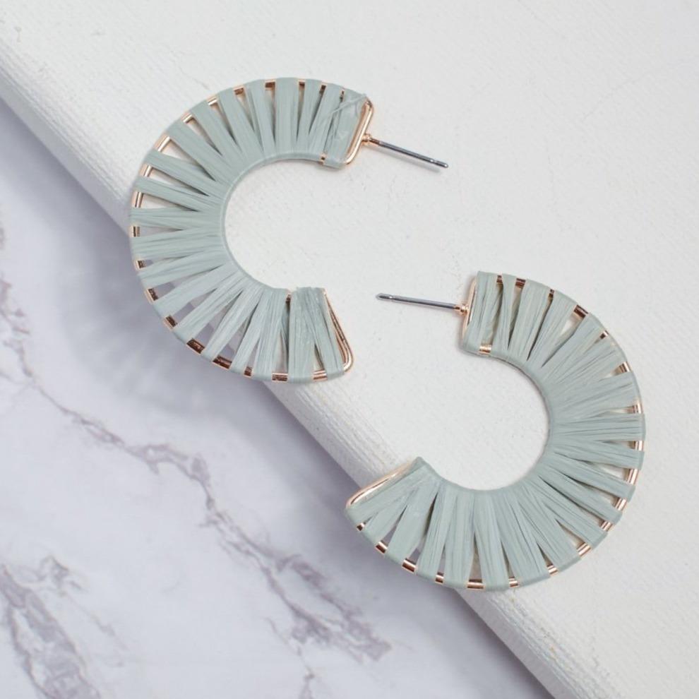 Chloe Half-Moon Hoops - Earrings - Nail Polish at Beyond Polish