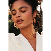 Chunky Resin Hoops - Earrings - Nail Polish at Beyond Polish