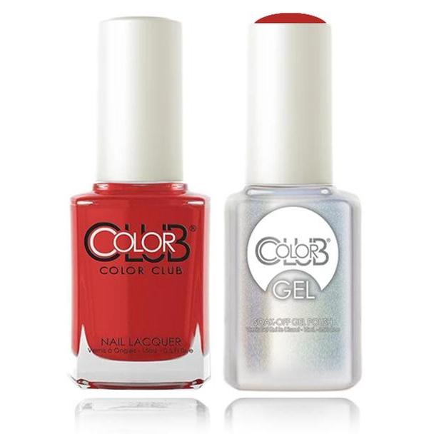 Color Club - Lacquer & Gel Duo - Cadillac Red - #115 - Gel & Lacquer Polish - Nail Polish at Beyond Polish