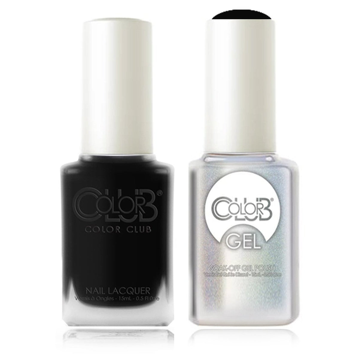 Color Club - Lacquer & Gel Duo - Chalk Board Black - #NR33 - Gel & Lacquer Polish - Nail Polish at Beyond Polish