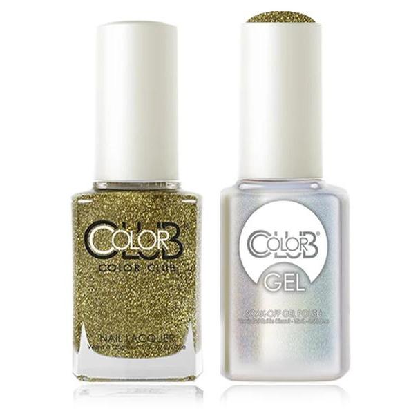 Color Club - Lacquer & Gel Duo - Gold Glitter - #780 - Gel & Lacquer Polish - Nail Polish at Beyond Polish
