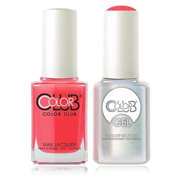 Color Club - Lacquer & Gel Duo - Watermelon Candy Pink - #225 - Gel & Lacquer Polish - Nail Polish at Beyond Polish