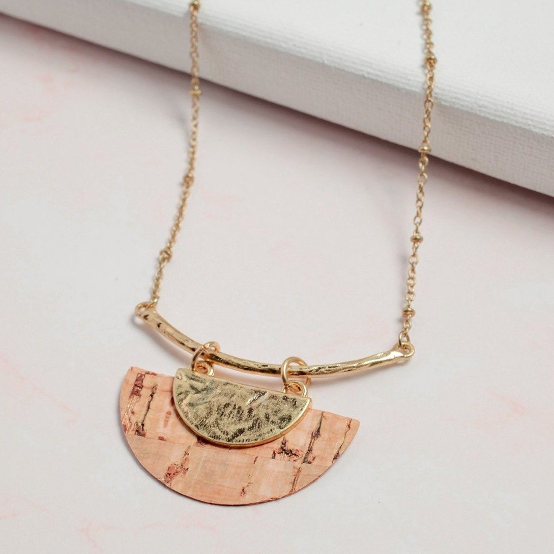 Cork Necklace - Necklaces - Nail Polish at Beyond Polish