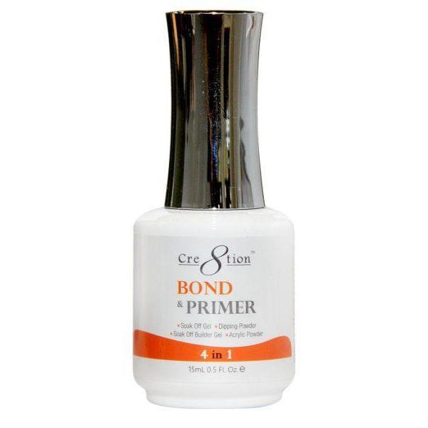 Cre8tion - 4 in 1 Bond & Primer 0.5 oz - Top Coat & Gel - Nail Polish at Beyond Polish