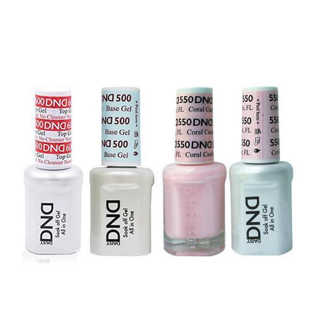 DND - #500#600 Base, Top, Gel & Lacquer Combo - Coral Castle FL - #550 - Gel & Lacquer Polish - Nail Polish at Beyond Polish
