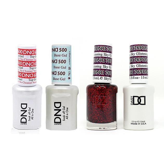 DND - #500#600 Base, Top, Gel & Lacquer Combo - Glistening Sky - #769 - Gel & Lacquer Polish - Nail Polish at Beyond Polish