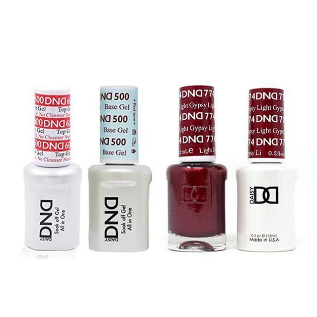 DND - #500#600 Base, Top, Gel & Lacquer Combo - Gypsy Light - #774 - Gel & Lacquer Polish - Nail Polish at Beyond Polish