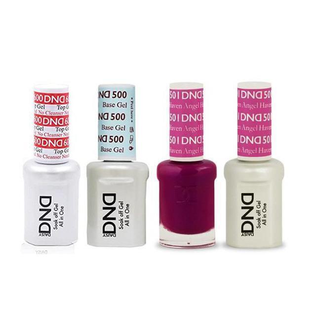 DND - #500#600 Base, Top, Gel & Lacquer Combo - Haven Angel - #501 - Gel & Lacquer Polish - Nail Polish at Beyond Polish