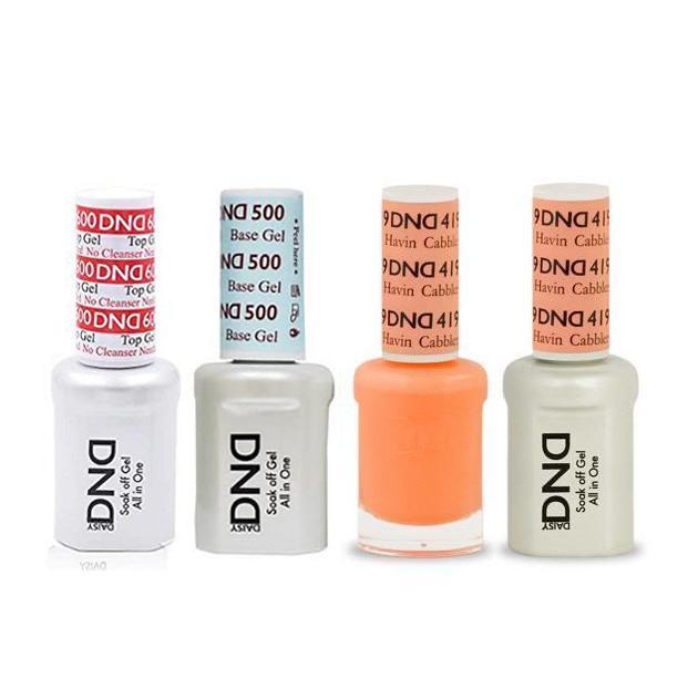 DND - #500#600 Base, Top, Gel & Lacquer Combo - Havin Cabbler - #419 - Gel & Lacquer Polish - Nail Polish at Beyond Polish