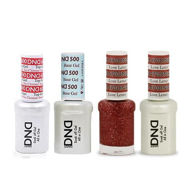 DND - #500#600 Base, Top, Gel & Lacquer Combo - Love Letter - #470 - Gel & Lacquer Polish - Nail Polish at Beyond Polish