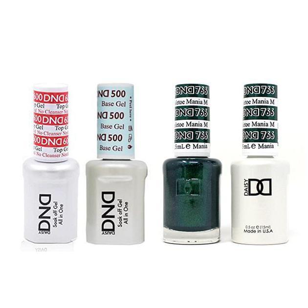 DND - #500#600 Base, Top, Gel & Lacquer Combo - Mistletoe Mania - #766 - Gel & Lacquer Polish - Nail Polish at Beyond Polish