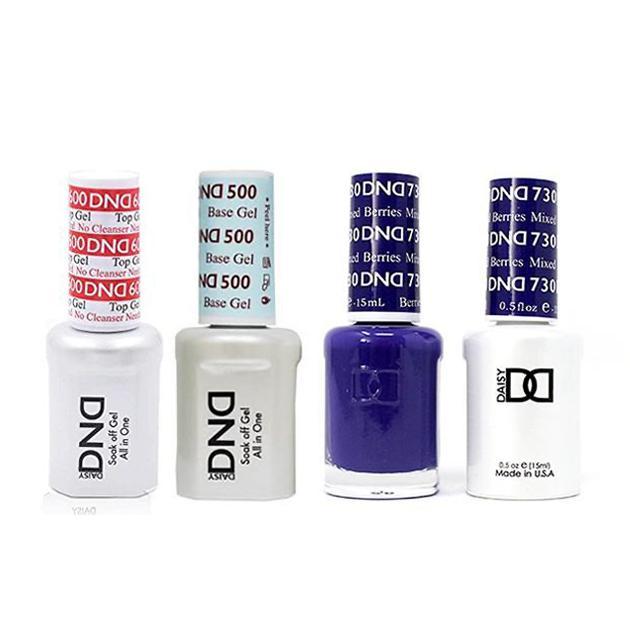 DND - #500#600 Base, Top, Gel & Lacquer Combo - Mixed Berries - #730 - Gel & Lacquer Polish - Nail Polish at Beyond Polish