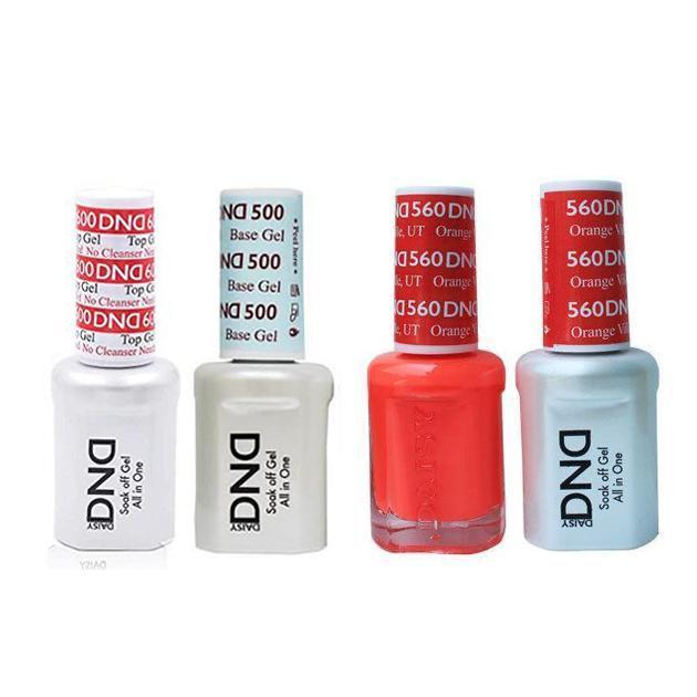 DND - #500#600 Base, Top, Gel & Lacquer Combo - Orange Ville UT - #560 - Gel & Lacquer Polish - Nail Polish at Beyond Polish