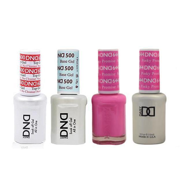 DND - #500#600 Base, Top, Gel & Lacquer Combo - Pinky Promise - #644 - Gel & Lacquer Polish - Nail Polish at Beyond Polish