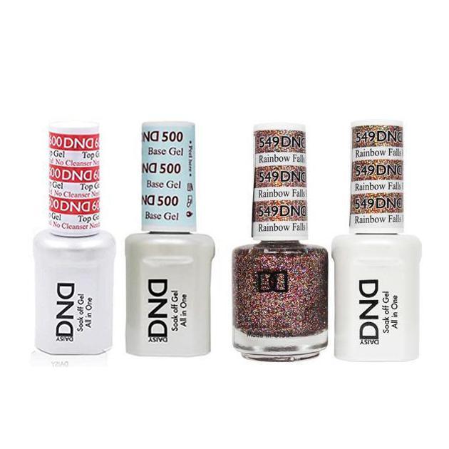 DND - #500#600 Base, Top, Gel & Lacquer Combo - Rainbow Falls HI - #549 - Gel & Lacquer Polish - Nail Polish at Beyond Polish