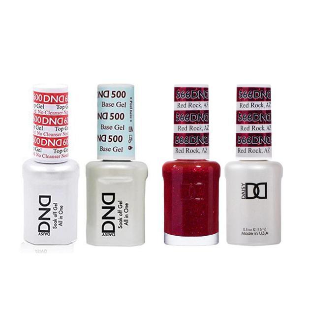 DND - #500#600 Base, Top, Gel & Lacquer Combo - Red Rock AZ - #566 - Gel & Lacquer Polish - Nail Polish at Beyond Polish