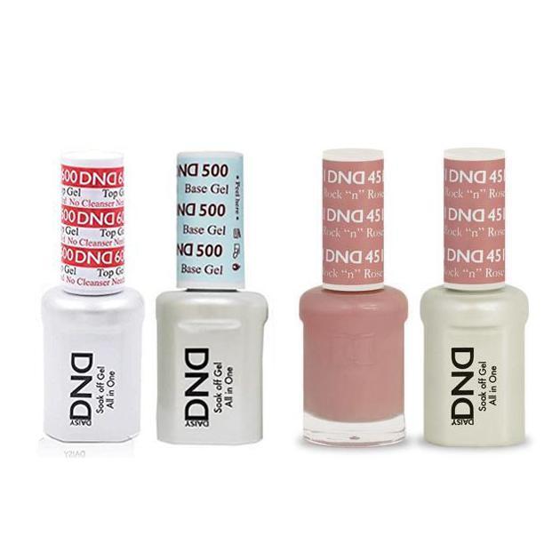 DND - #500#600 Base, Top, Gel & Lacquer Combo - Rock n Rose - #451 - Gel & Lacquer Polish - Nail Polish at Beyond Polish