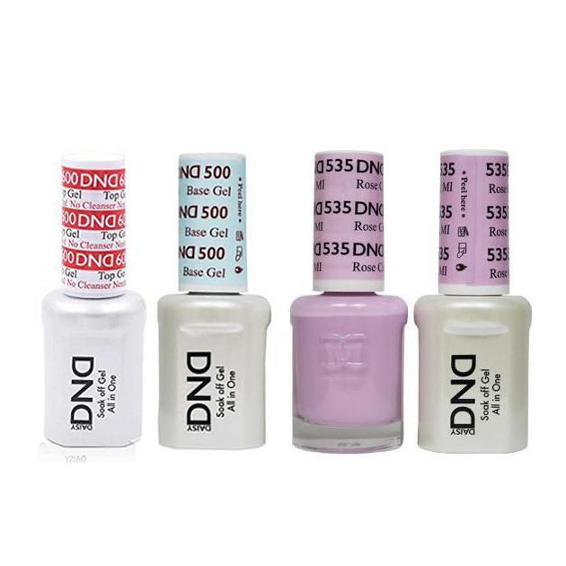DND - #500#600 Base, Top, Gel & Lacquer Combo - Rose City MI - #535 - Gel & Lacquer Polish - Nail Polish at Beyond Polish