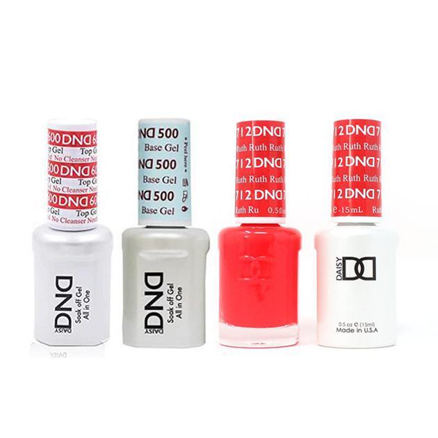 DND - #500#600 Base, Top, Gel & Lacquer Combo - Ruth - #712 - Gel & Lacquer Polish - Nail Polish at Beyond Polish