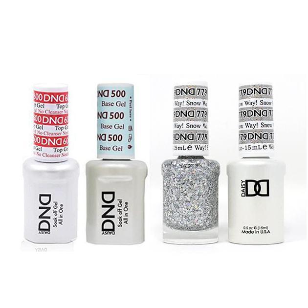 DND - #500#600 Base, Top, Gel & Lacquer Combo - Snow Way! - #779 - Gel & Lacquer Polish - Nail Polish at Beyond Polish