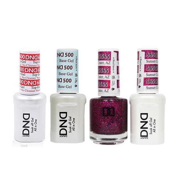 DND - #500#600 Base, Top, Gel & Lacquer Combo - Sunset Crater AZ - #565 - Gel & Lacquer Polish - Nail Polish at Beyond Polish