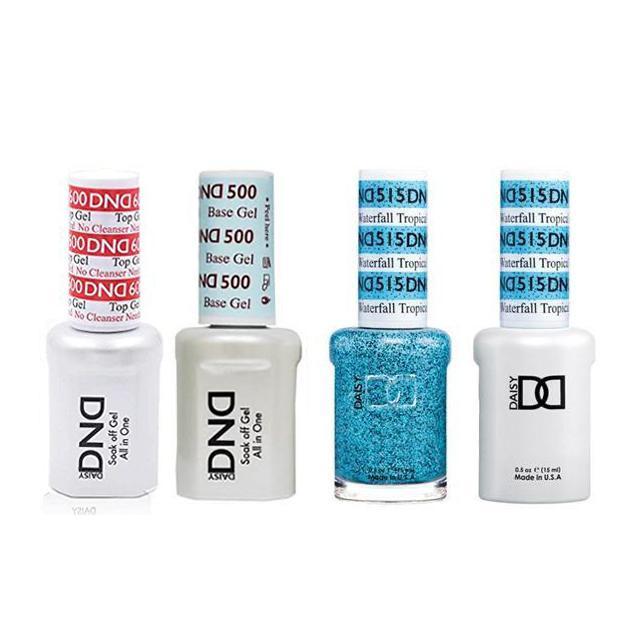 DND - #500#600 Base, Top, Gel & Lacquer Combo - Tropical Waterfall - #515 - Gel & Lacquer Polish - Nail Polish at Beyond Polish