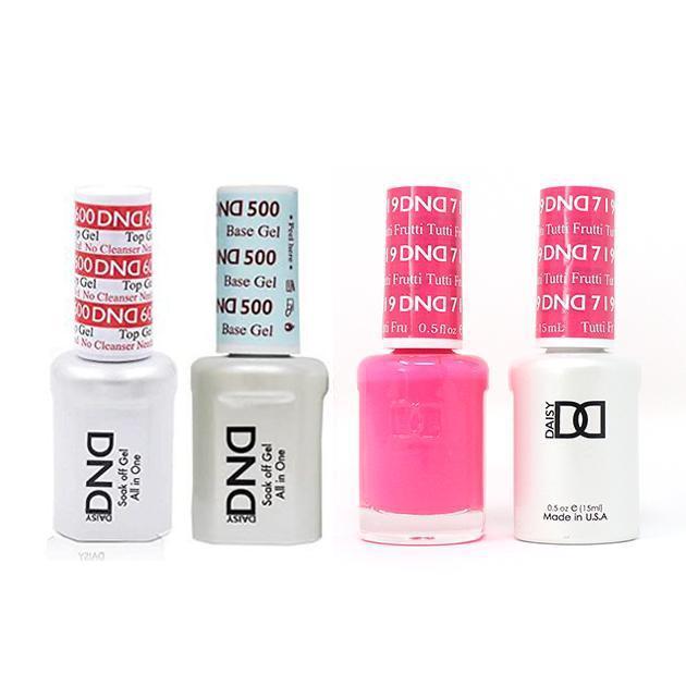 DND - #500#600 Base, Top, Gel & Lacquer Combo - Tutti Frutti - #719 - Gel & Lacquer Polish - Nail Polish at Beyond Polish