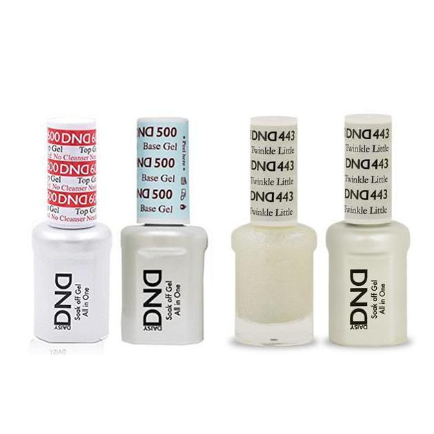 DND - #500#600 Base, Top, Gel & Lacquer Combo - Twinkle Little Star - #443 - Gel & Lacquer Polish - Nail Polish at Beyond Polish