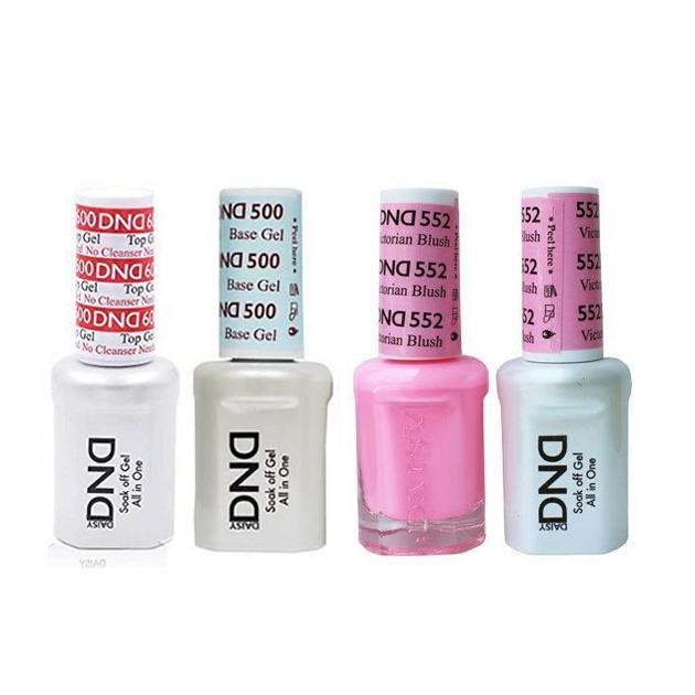 DND - #500#600 Base, Top, Gel & Lacquer Combo - Victorian Blush - #552 - Gel & Lacquer Polish - Nail Polish at Beyond Polish
