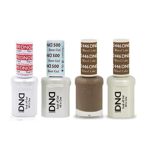 DND - #500#600 Base, Top, Gel & Lacquer Combo - Wood Lake - #446 - Gel & Lacquer Polish - Nail Polish at Beyond Polish