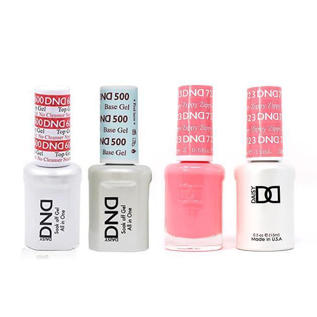 DND - #500#600 Base, Top, Gel & Lacquer Combo - Zippy - #723 - Gel & Lacquer Polish - Nail Polish at Beyond Polish