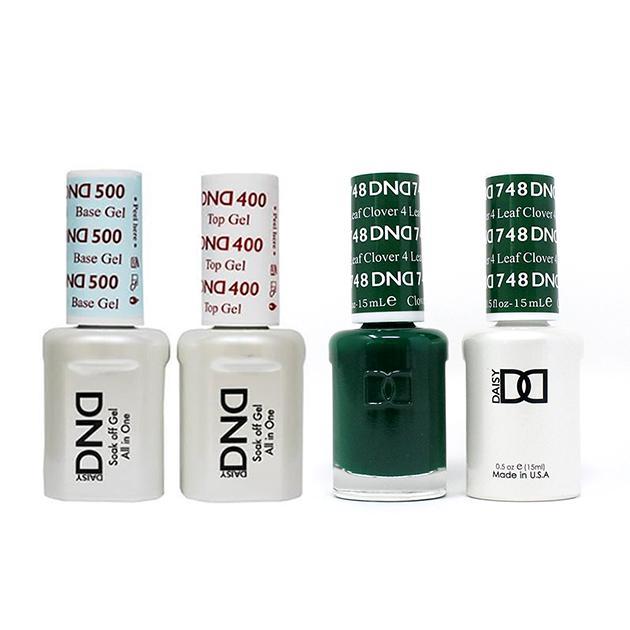 DND - Base, Top, Gel & Lacquer Combo - 4 Leaf Clover - #748 - Gel & Lacquer Polish - Nail Polish at Beyond Polish