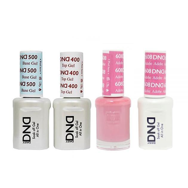 DND - Base, Top, Gel & Lacquer Combo - Adobe - #608 - Gel & Lacquer Polish - Nail Polish at Beyond Polish