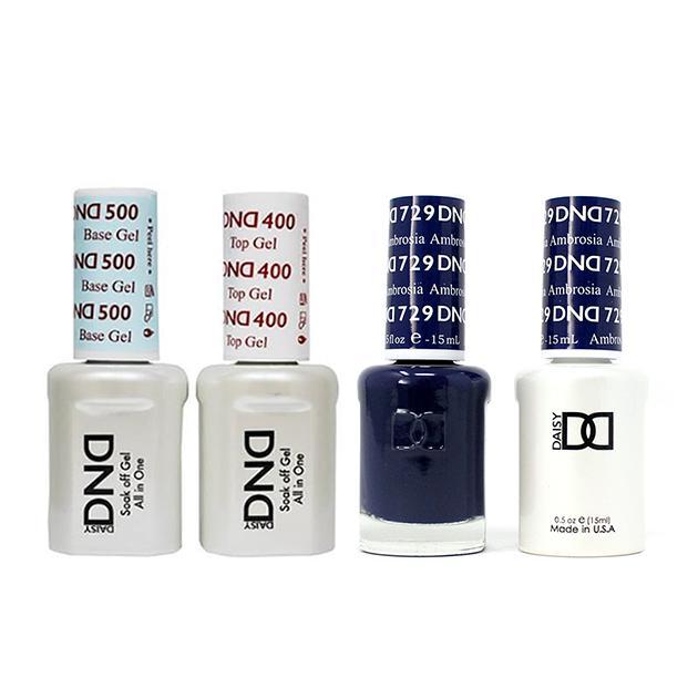 DND - Base, Top, Gel & Lacquer Combo - Ambrosia - #729 - Gel & Lacquer Polish - Nail Polish at Beyond Polish