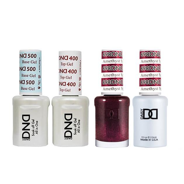 DND - Base, Top, Gel & Lacquer Combo - Amethyst Sparkles - #698 - Gel & Lacquer Polish - Nail Polish at Beyond Polish