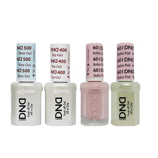 DND - Base, Top, Gel & Lacquer Combo - Ballet Pink - #601 - Gel & Lacquer Polish - Nail Polish at Beyond Polish