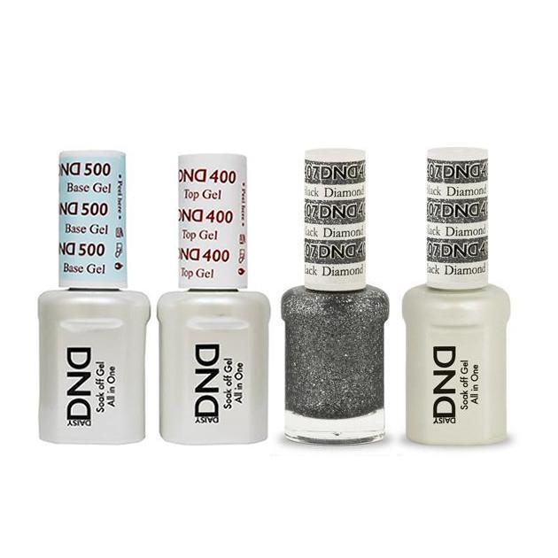 DND - Base, Top, Gel & Lacquer Combo - Black Diamon Star - #407 - Gel & Lacquer Polish - Nail Polish at Beyond Polish
