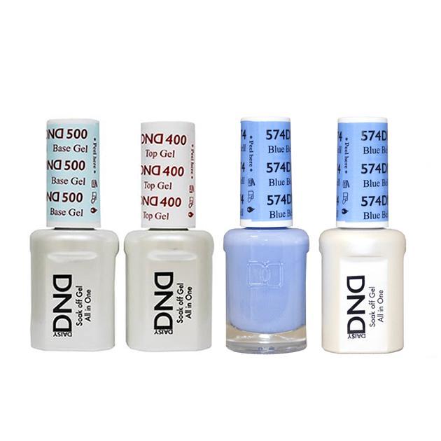 DND - Base, Top, Gel & Lacquer Combo - Blue Bell - #574 - Gel & Lacquer Polish - Nail Polish at Beyond Polish