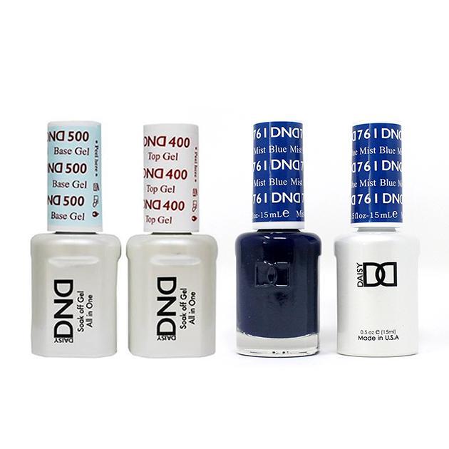 DND - Base, Top, Gel & Lacquer Combo - Blue Mist - #761 - Gel & Lacquer Polish - Nail Polish at Beyond Polish