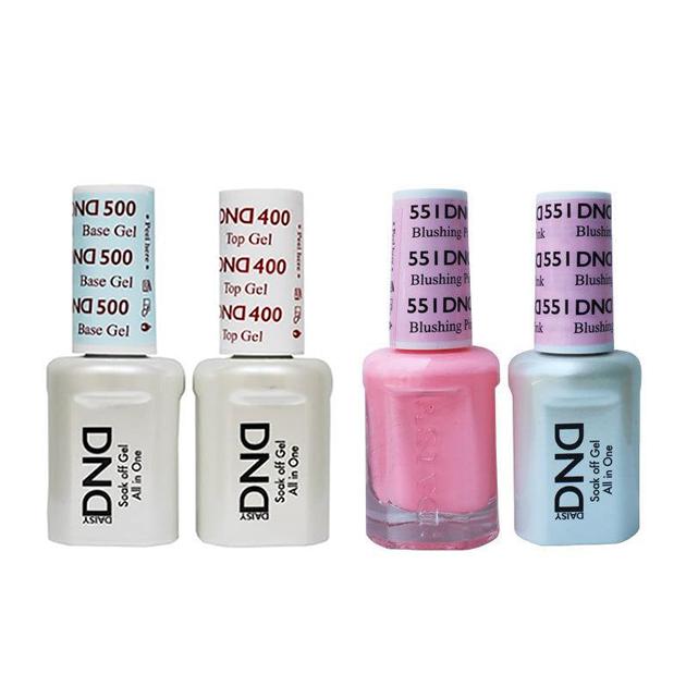 DND - Base, Top, Gel & Lacquer Combo - Blushing Pink - #551 - Gel & Lacquer Polish - Nail Polish at Beyond Polish